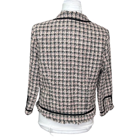 True Meaning Tweed Raw Edges Blazer - Picture 3 of 6